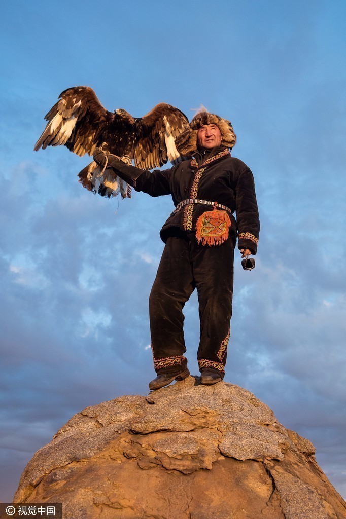 实拍蒙古游牧民族猎鹰训练 古老技艺面临失传