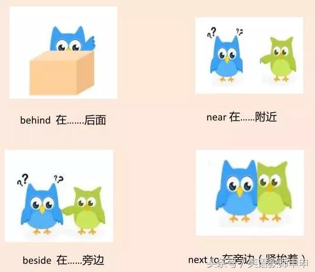 一篇文章帮助小学生搞定英语重点知识方位介词