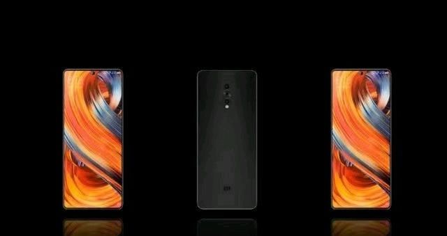 100%屏占比后置三颗摄像头 小米MIX3概念图