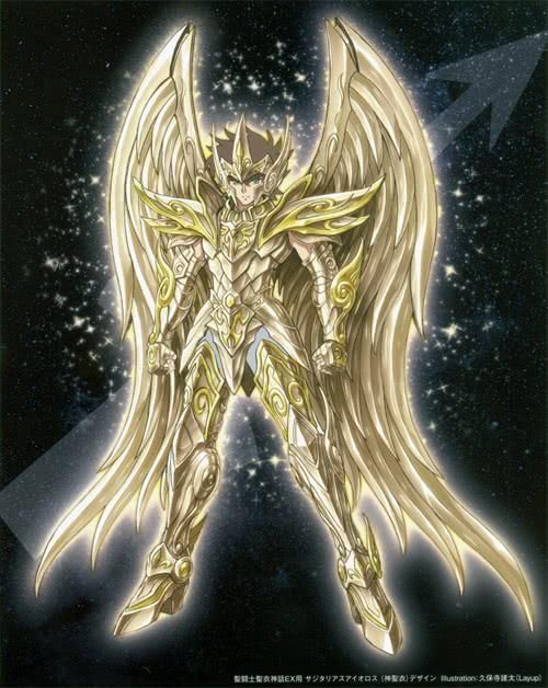 圣斗士星矢,十二个黄金圣斗士的神圣衣长这样