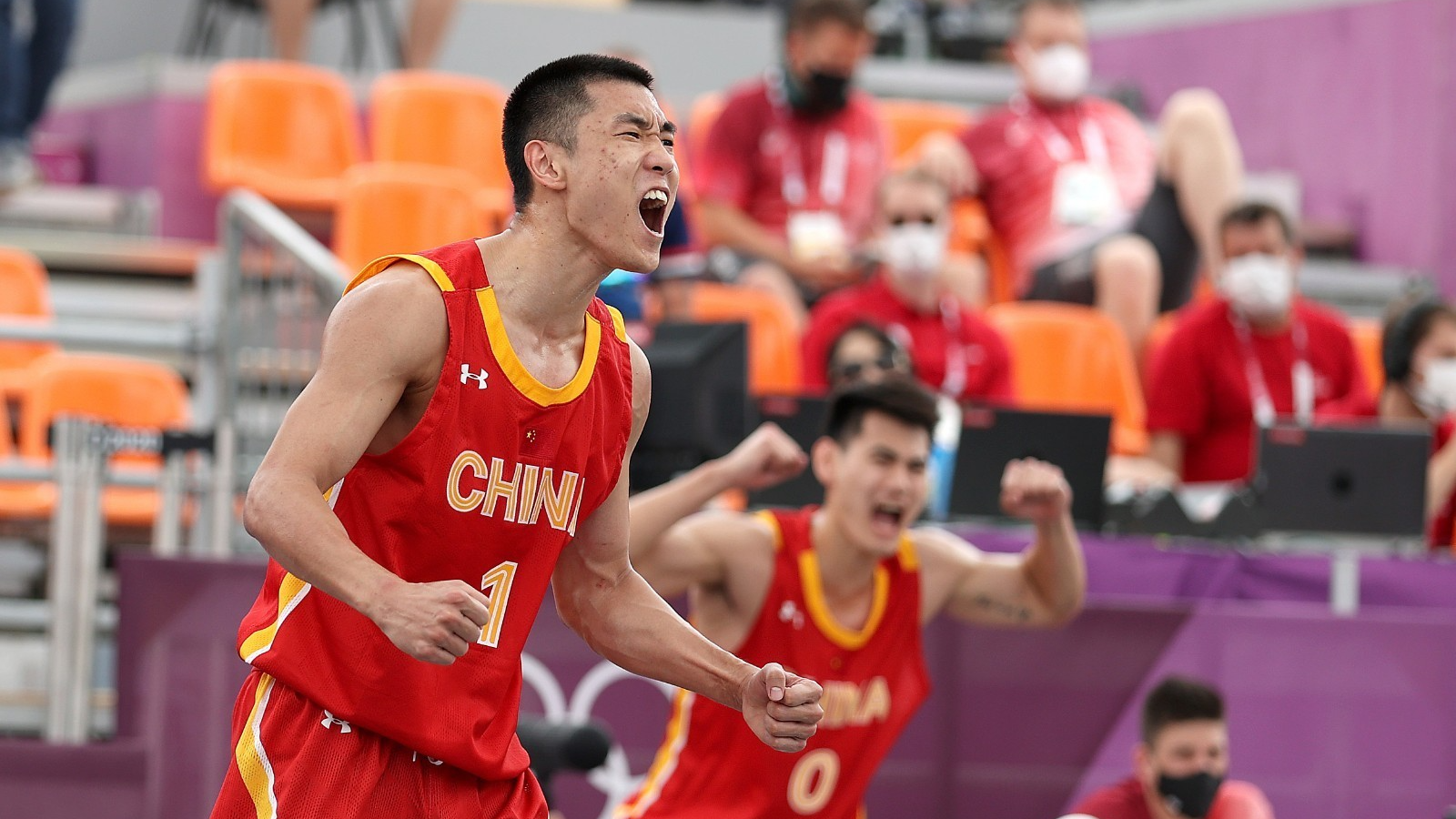 胡金秋称霸内线+外线火力全开！中国三人男篮取奥运首胜