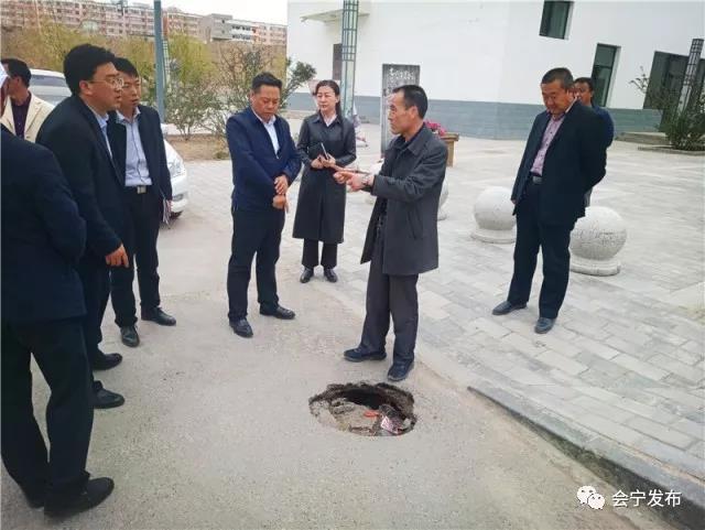 丁柯涯带队检查会宁县汉唐街二十四节气文化休