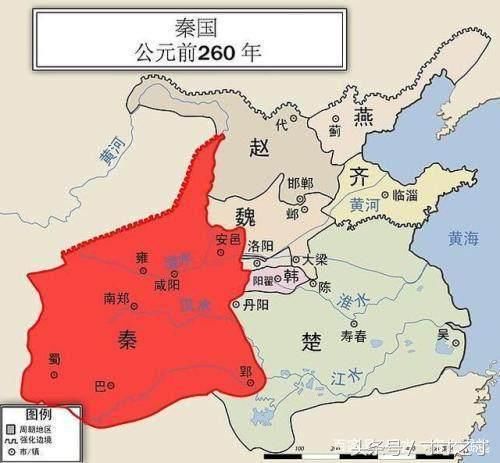 秦国灭六国哪个国家损失最低