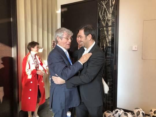 回忆杀!米卢范志毅莫斯科再相聚 米卢期待中国