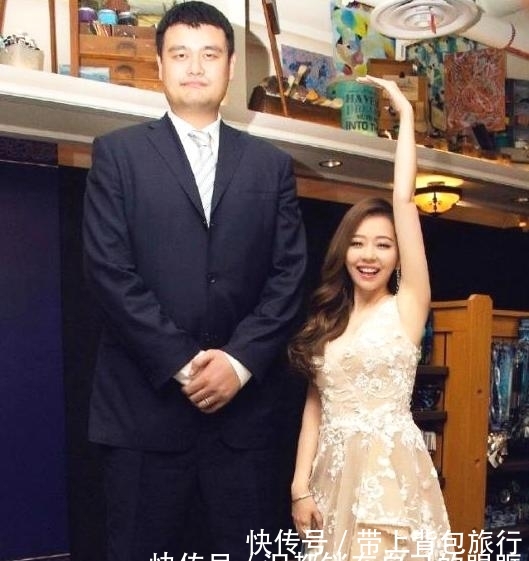 Yao Ming and who closes illuminating is tall figure, encounter her alone only, yao Ming lost tall fi
