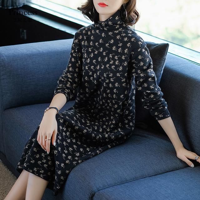 大年初一穿这20款高级连衣裙,保暖又洋气,春节