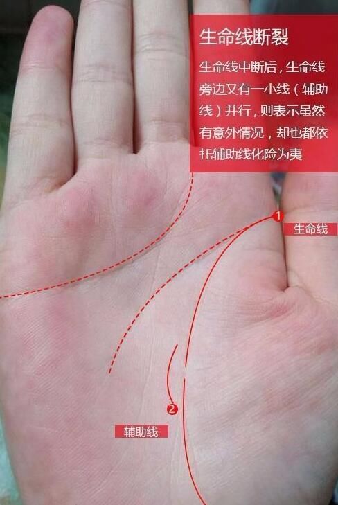 手相:不论男女,此处断开,晚年必有一灾!