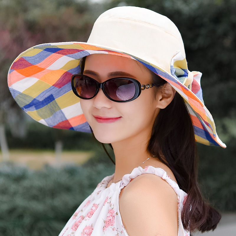 又防晒又好看的遮阳帽,夏季这么戴,美美哒