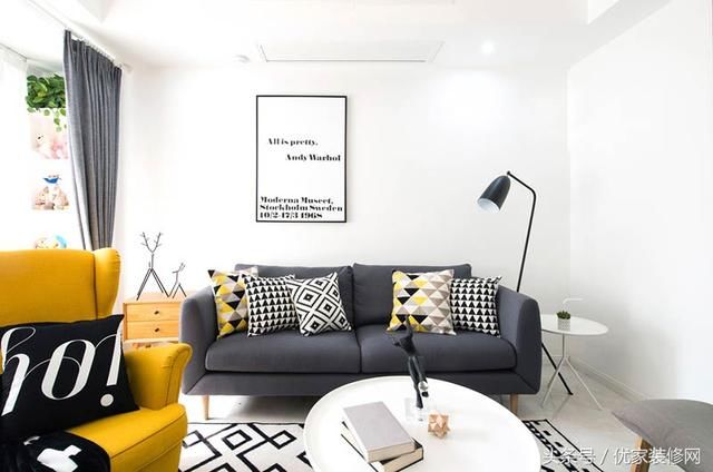 小户型北欧风格装修,墙面色彩搭配套路深!