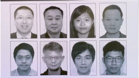 香港警方悬红100万港元通缉许智峰、罗冠聪等8人 香港警方悬红100万港元通缉许智峰、罗冠聪等8人