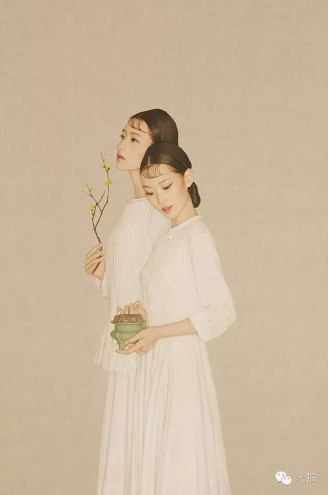 孙郡把这些明星拍成了中国画,邓超、孙俪、范