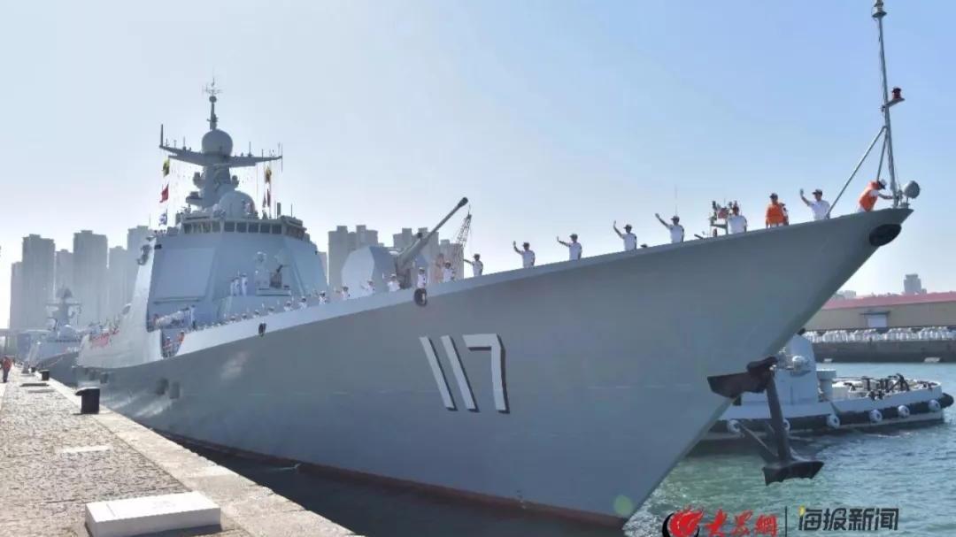 曾在海军节海上阅兵中担任检阅舰的中华神盾,有了新任务 曾在海军节海上阅兵中担任检阅舰的中华神盾,有了新任务