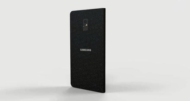 三星可折叠手机概念图曝光:为了打败苹果iPho