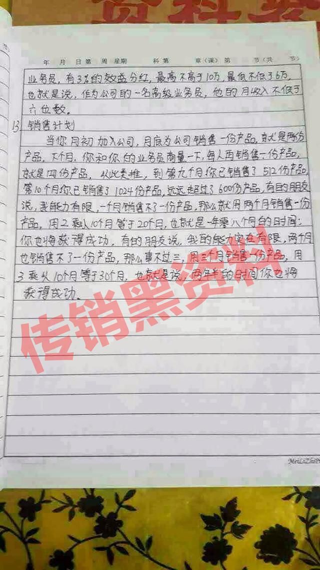 1040传销《业务洽谈》黑幕曝光,抄过的人都知