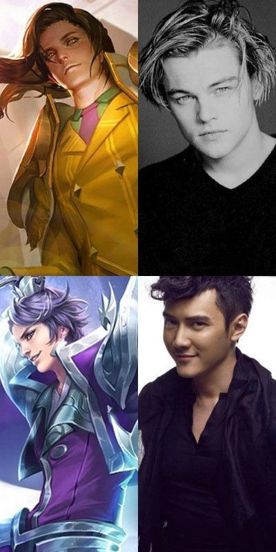 王者荣耀英雄与明星撞脸,貂蝉和杨幂、吴亦凡