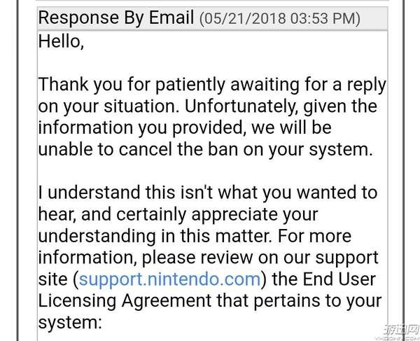 任天堂已对Switch破解采取行动 将永久封禁NS