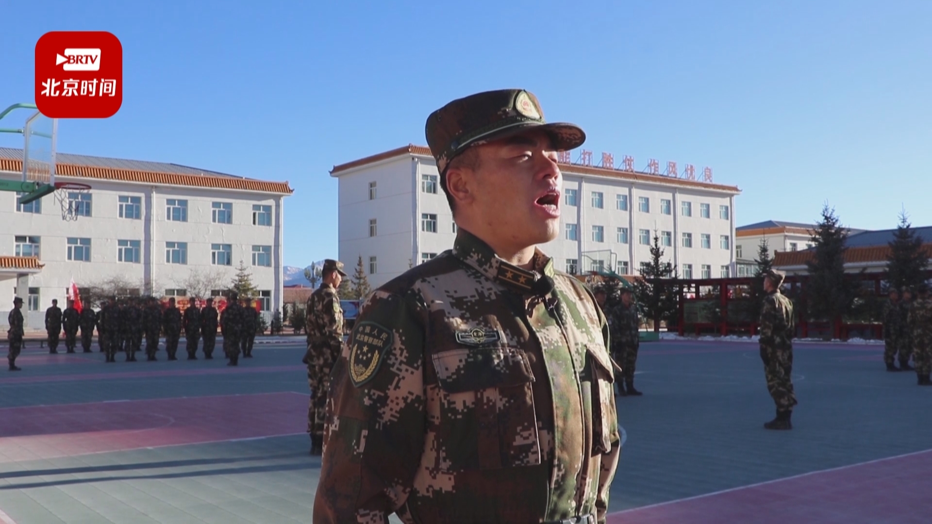 武警青海总队冬季大练兵开展教练员集训