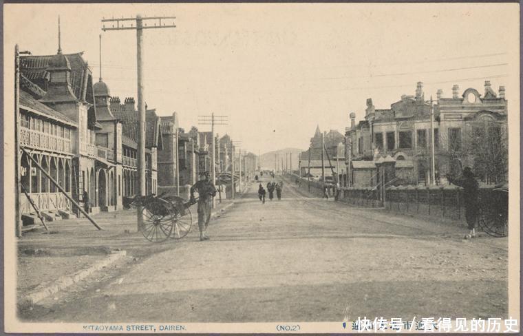 老照片:日本占领下的大连 街道都是起的日本名字