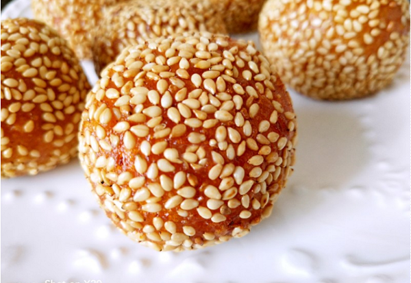 【新东方烹饪学堂】南瓜糯米芝麻球