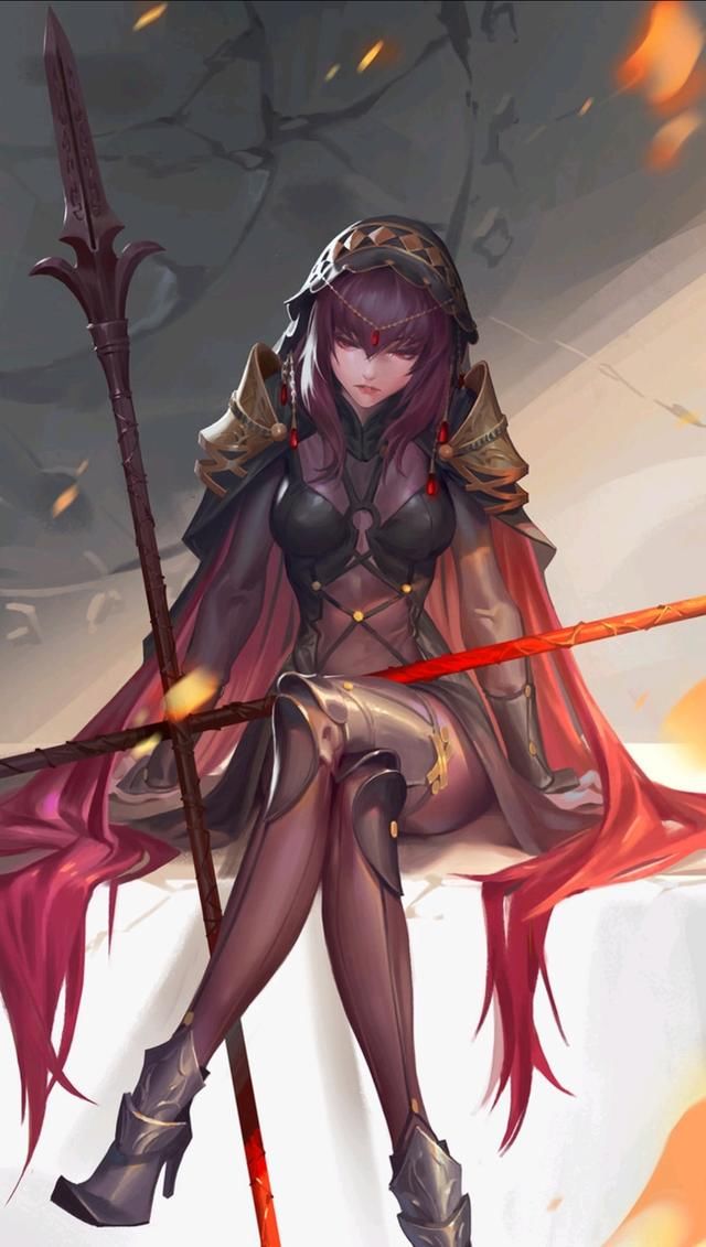 Fate\/Grand Order斯卡哈精品图,我永远永远爱师