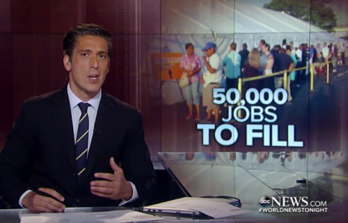 亚马逊招聘现场:一群美国人38度高温下排队数