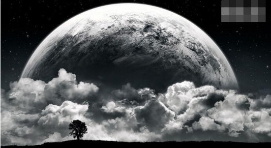 从月亮上看地球好恐怖,竟然永远没有黑夜,那么