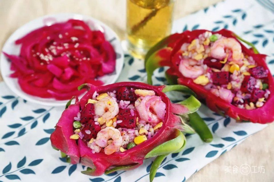 美炸!火龙果新吃法,立马火爆朋友圈