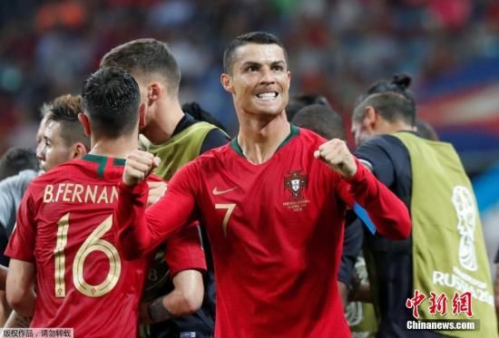 世界杯:葡萄牙3:3西班牙 C罗上演帽子戏法