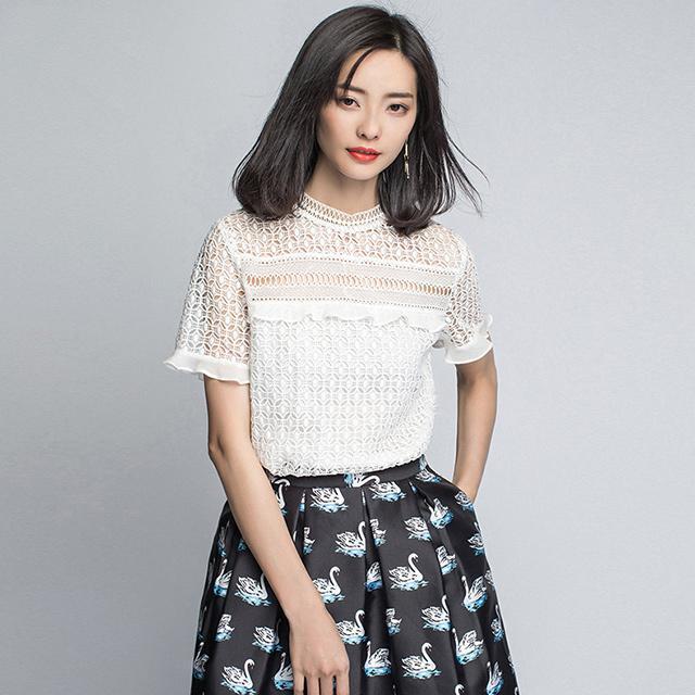 自信的胖妹子最美丽,宽松雪纺衬衣微胖妹纸也