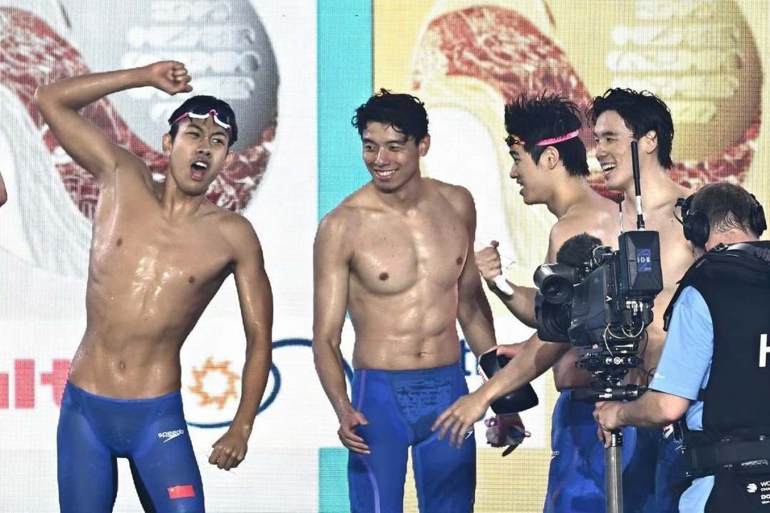 祝贺！中国队游泳世锦赛再夺两金_北京时间