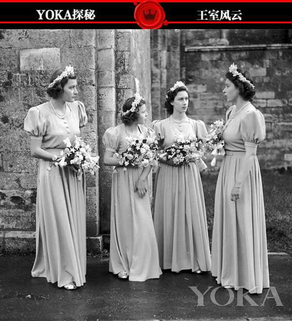 王室风云:英女王5岁当伴娘 王室那些有历史感的伴娘服 王室风云:英女王5岁当伴娘 王室那些有历史感的伴娘服