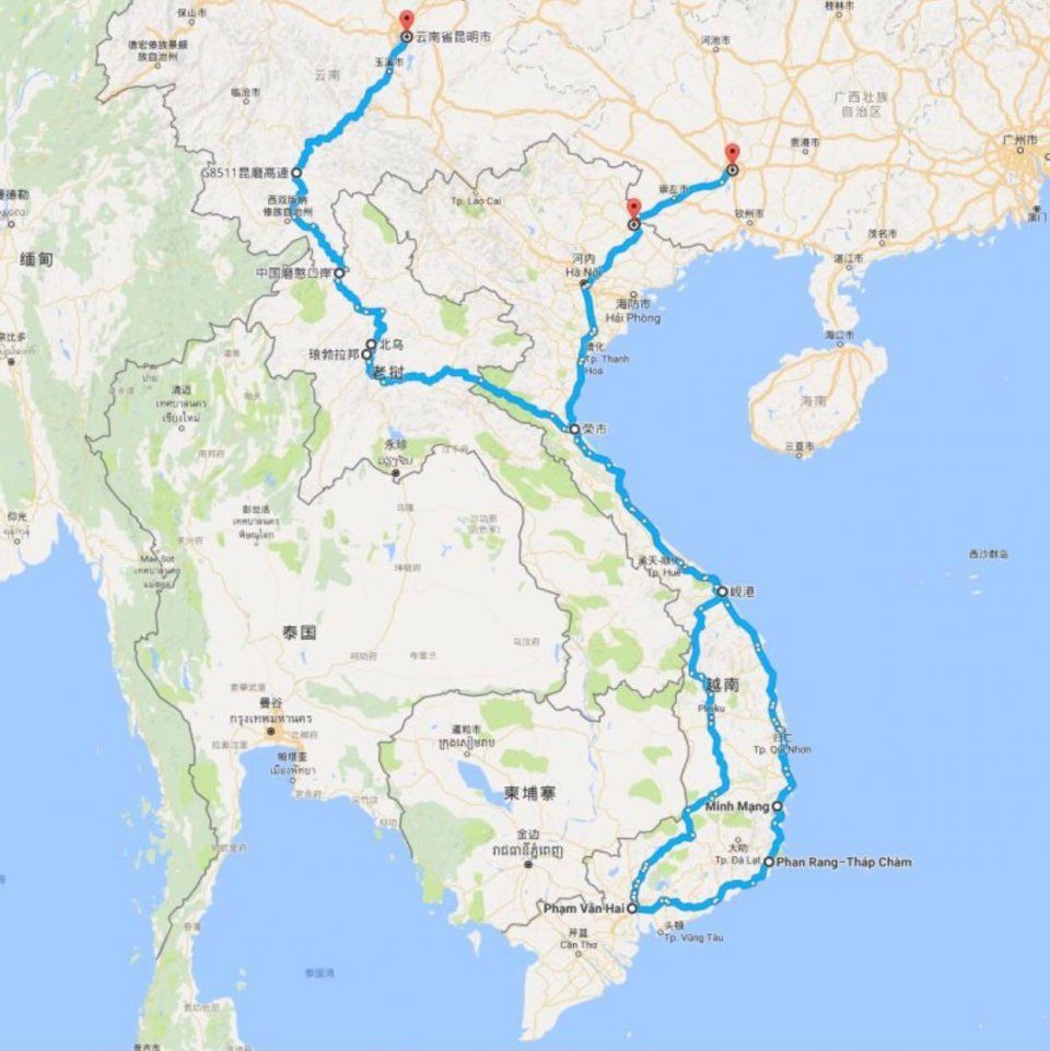 自驾闯关越南失败,边检警察蜀黍居然请我喝越