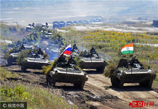 中印关系紧张之际俄印却搞军演 打的什么算盘