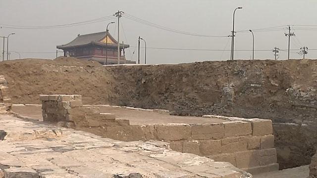 北运河畔 发现消失的城门 北运河畔 发现消失的城门