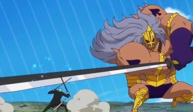 海贼王曾经出现的巨大兵器,索隆的三把刀都不如人家刀刃宽!