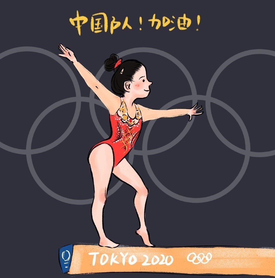 奥运健儿卡通头像图片
