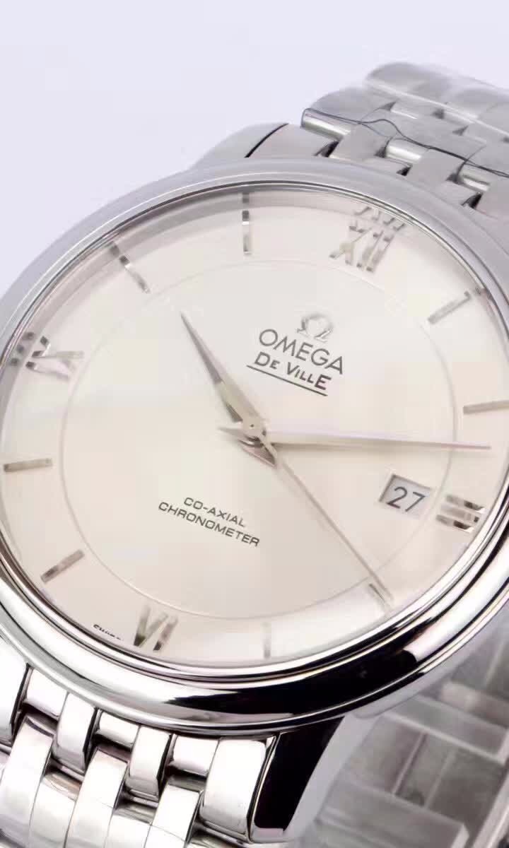 鉴赏MK厂欧米茄蝶飞典雅系列男士腕表