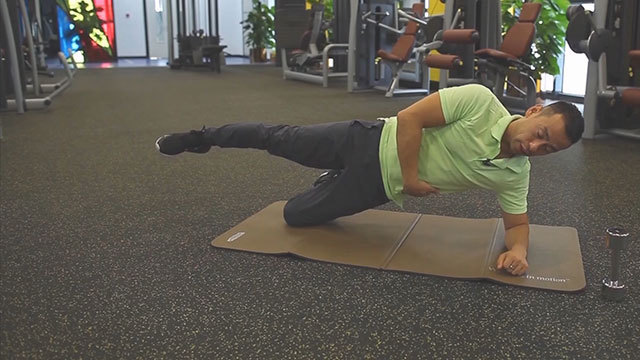 侧平板支撑 您会做吗?