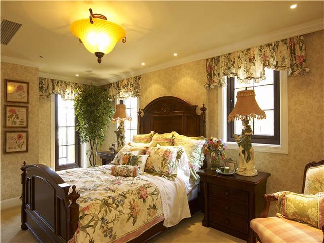 成都提亚纳河谷套内面积90㎡田园风格装修-案