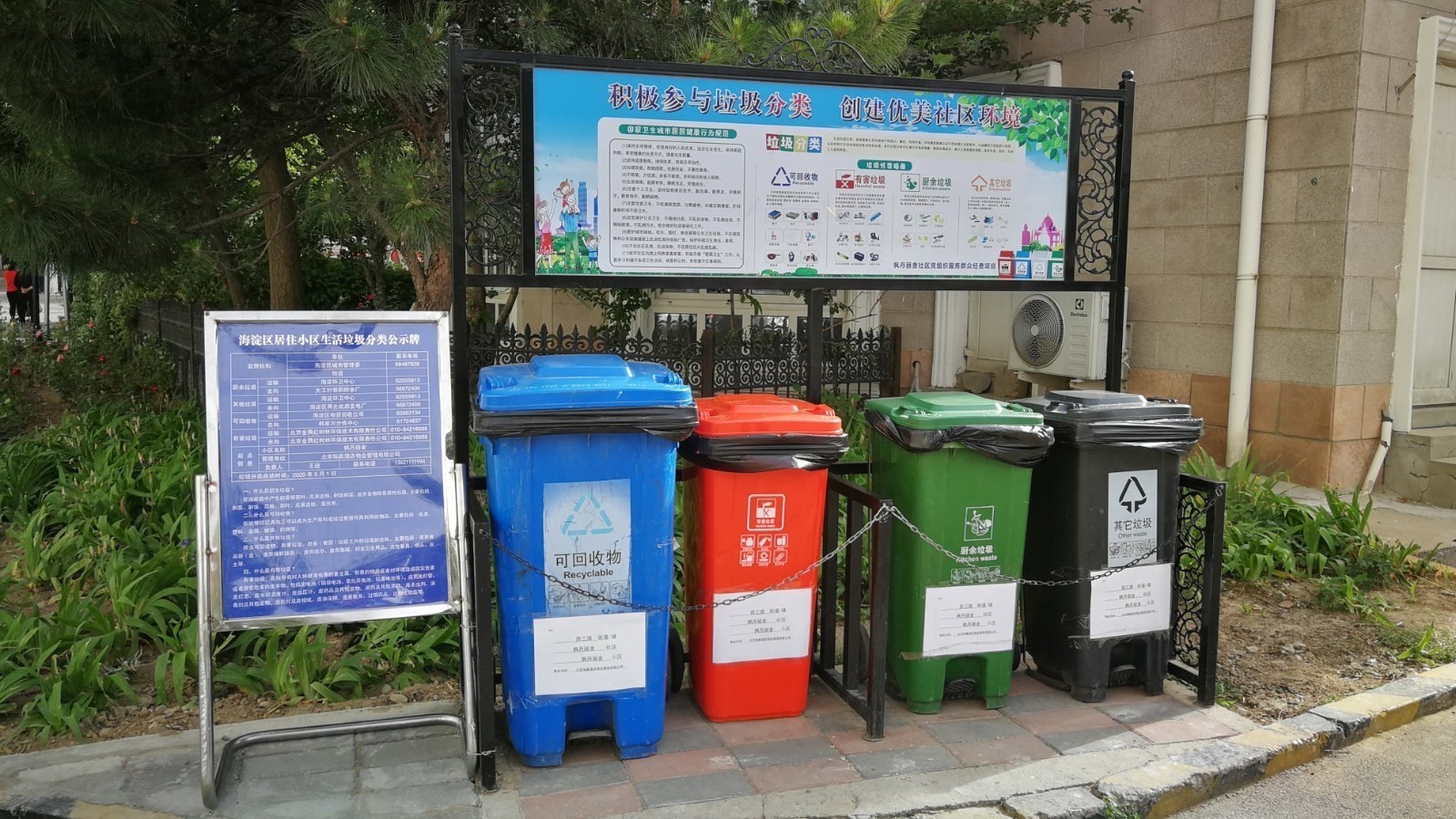 海淀区西三旗街道“一图一卡”有序推进地区垃圾分类