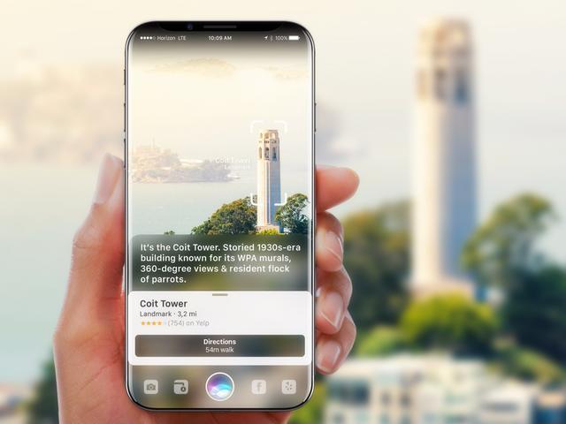 國外大師設計iphone8絕美概念圖,支持ar技術
