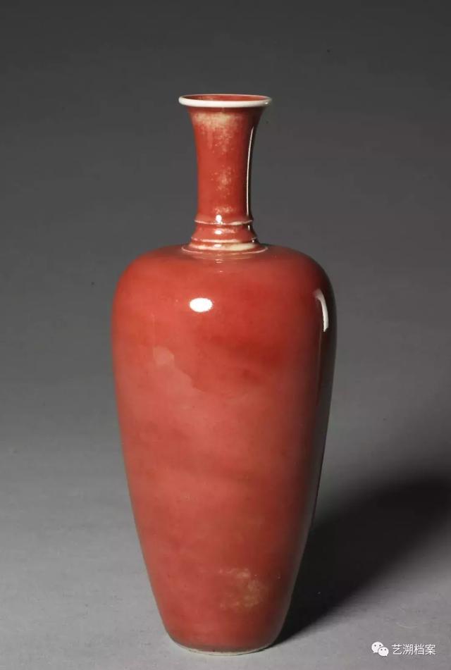康熙官窑霁红 郎红和豇豆红瓷品赏鉴 雪花新闻