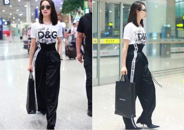 相信我,没有杨幂这件同款Tee,你会后悔整个夏