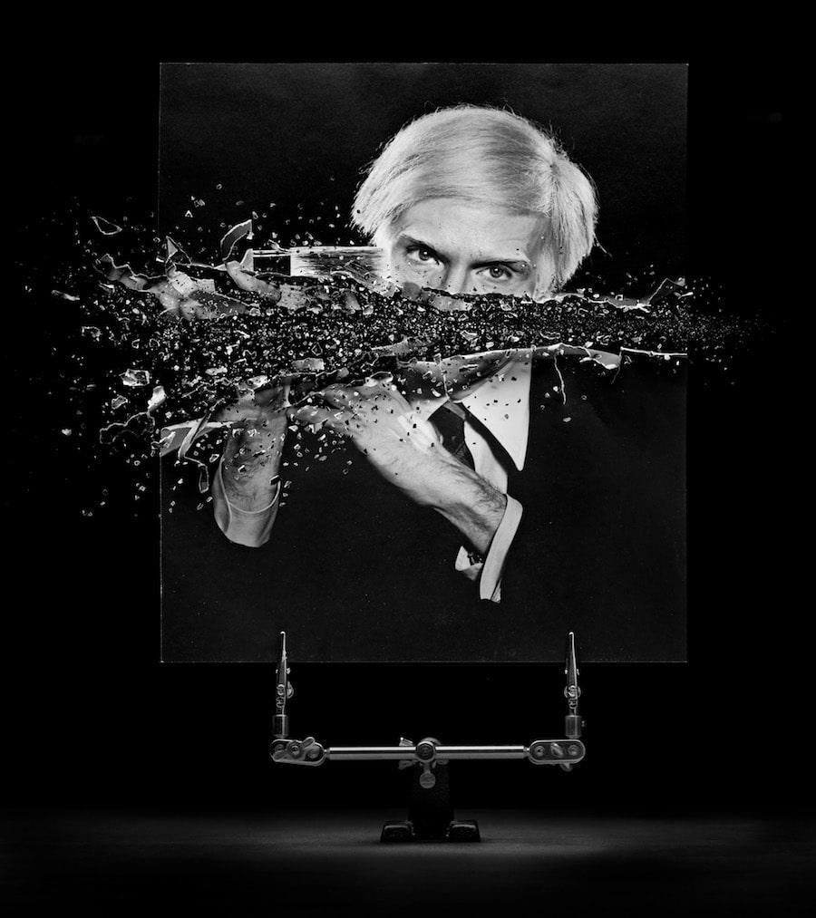 艺术家拍摄子弹穿透照片的瞬间,知道真相后网友给跪了!