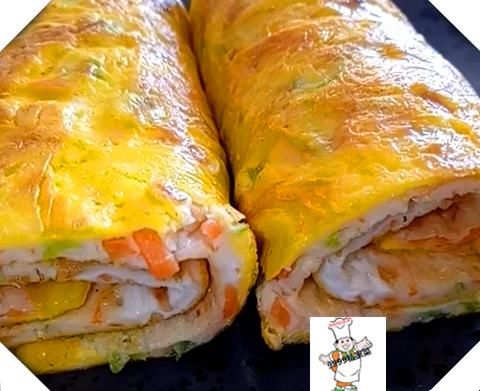 这款早餐鸡蛋饼孩子吃三个都不够,一口气吃了