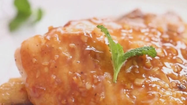 《快乐生活一点通》20180425香葱蜂蜜鸡排