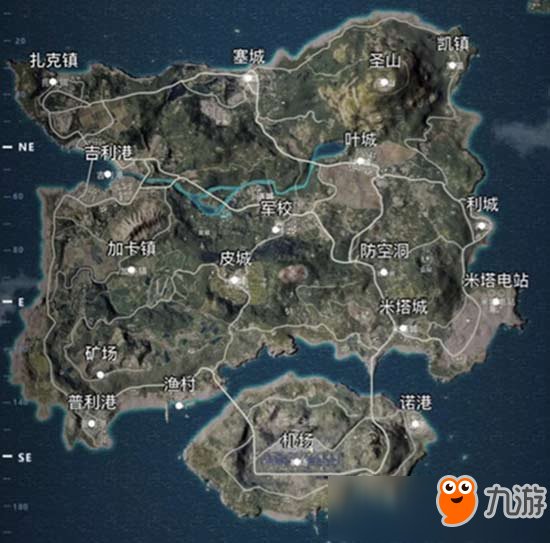 吃鸡游戏《绝地求生》PC版地图原型疑似曝光