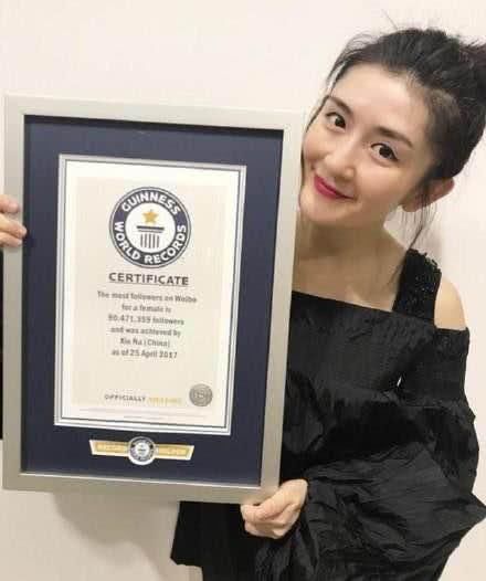 谢娜怀孕破吉尼斯世界记录,不愧是我们的太阳