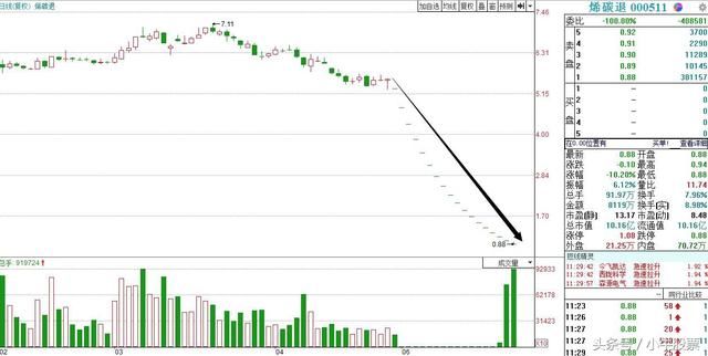 股价从16块钱跌到8毛钱,小散亏光了,大户也变