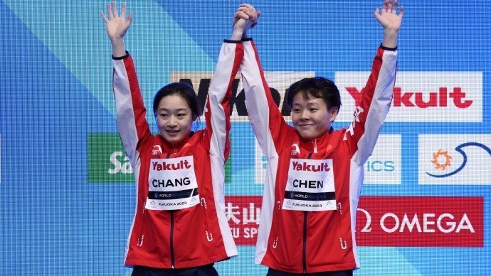 祝贺！陈艺文、昌雅妮3米板断层夺冠   跳水梦之队包揽目前全部金牌